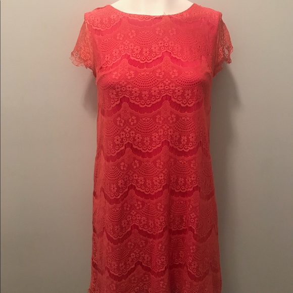 Pink lace dress, size small - Picture 1 of 4
